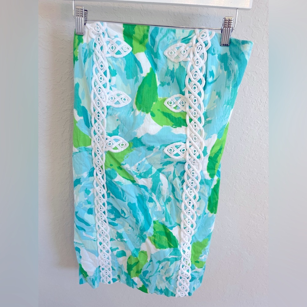 Lilly Pulitzer strapless dress